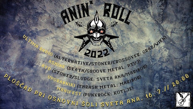 ANIN' ROLL 2022: Ultima Radio, Ashine, AYD, Uporabniki, Manifest