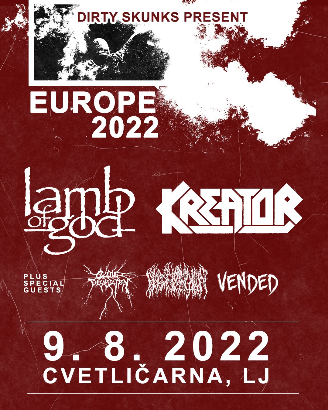 Lamb of God / Kreator / Cattle Decapitation / Blood Incantation / Vended