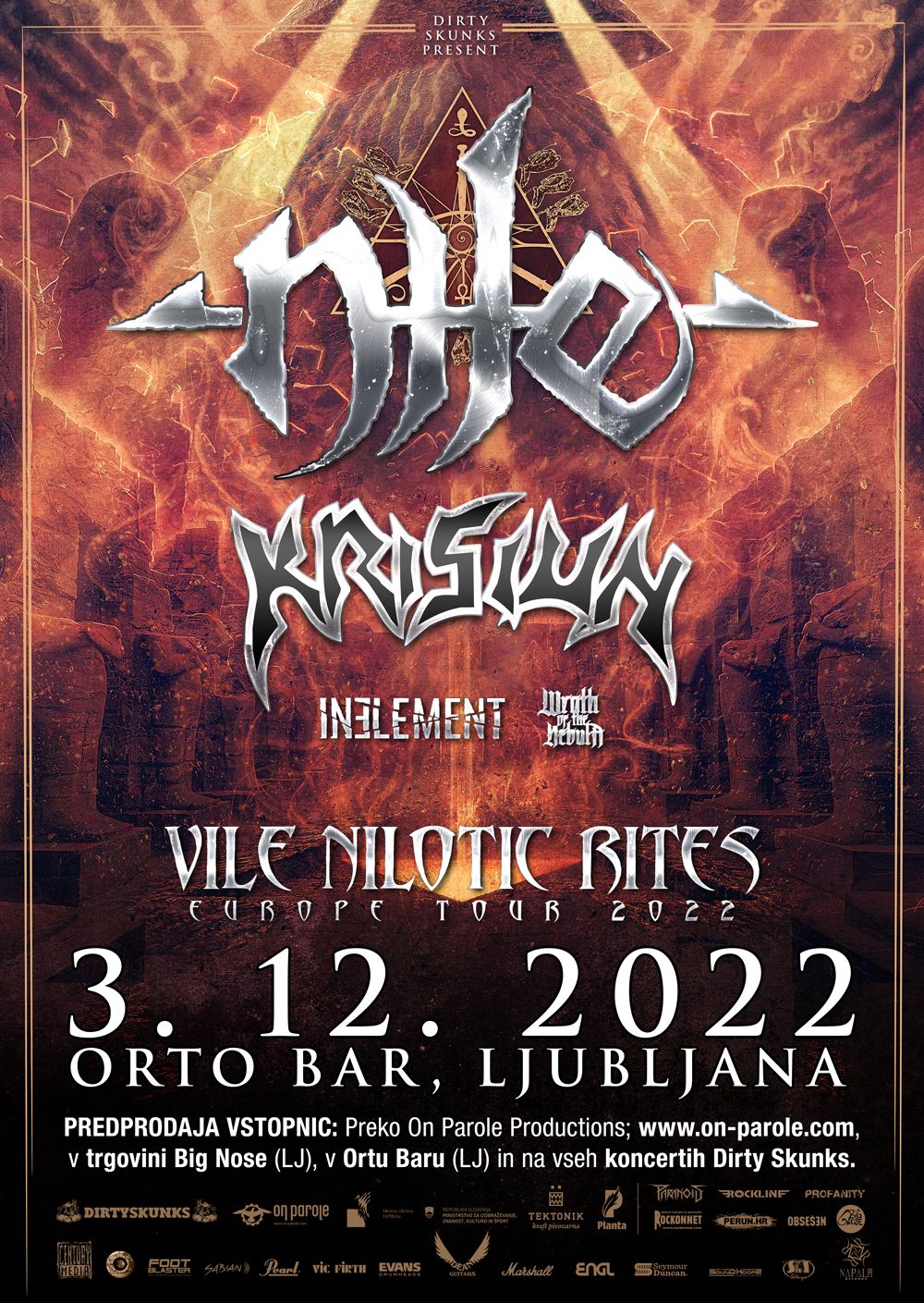 Nile, Krisiun, In Element
