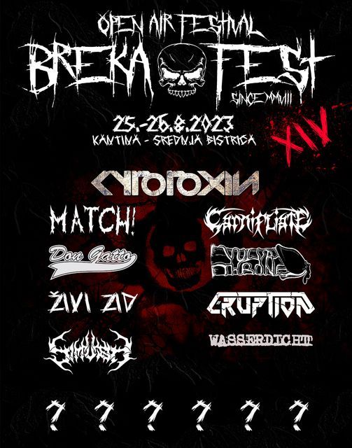 Nove potrditve za Breka Fest