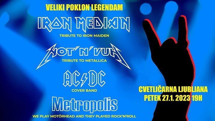 Iron Median, Not`N`Vun, AC/DC cover band, Metröpolis