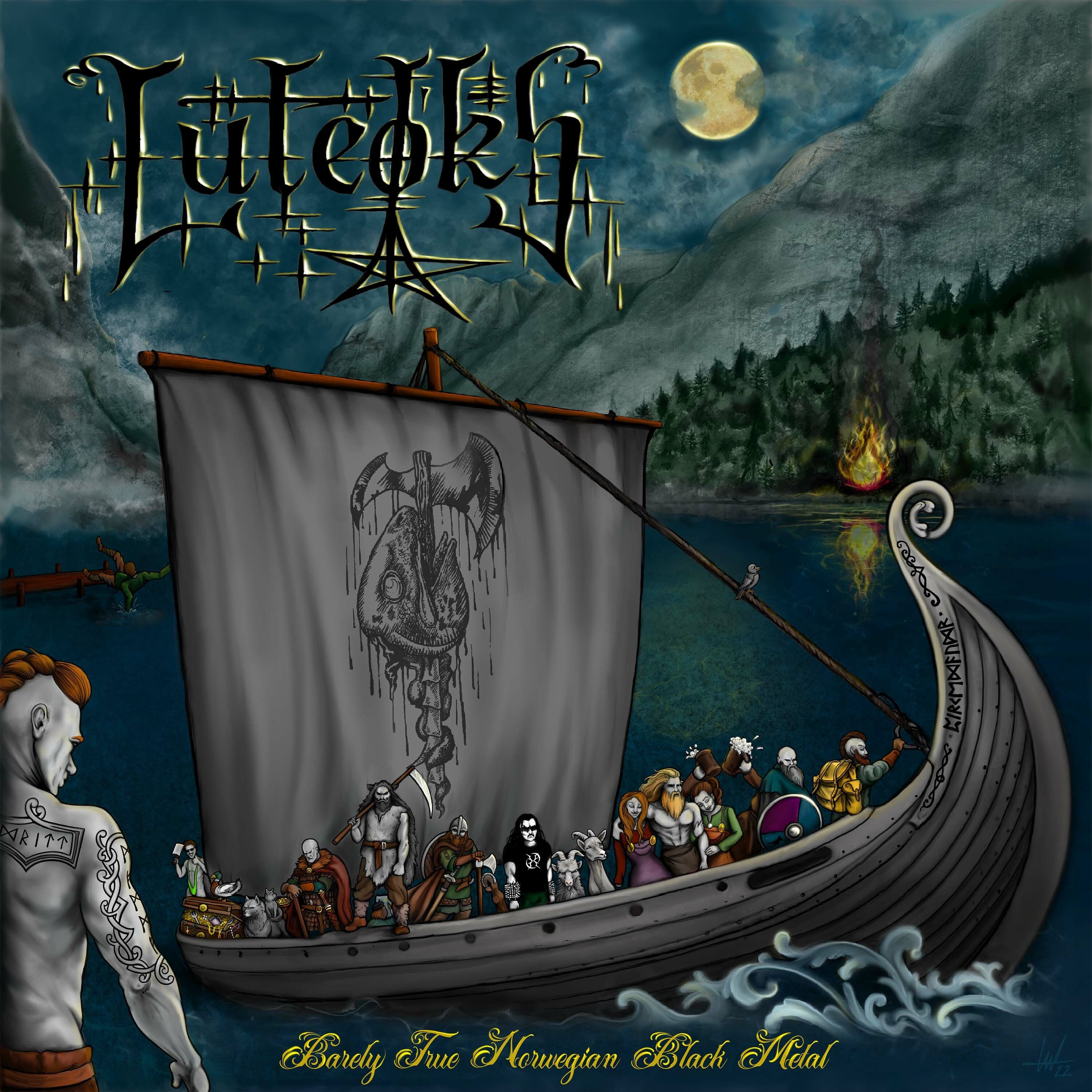 Luteøks bodo izdali prvenec Barley True Norwegian Black Metal