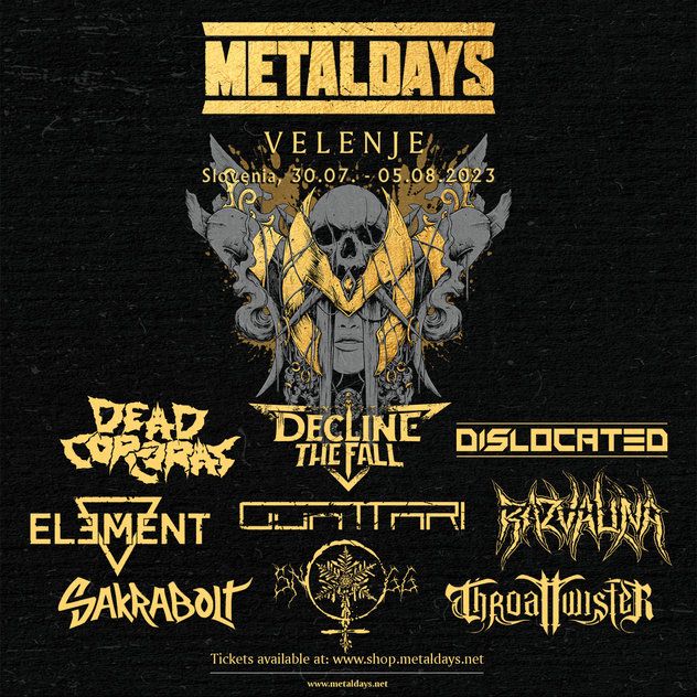 MetalDays s številnimi novimi slovenskimi imeni