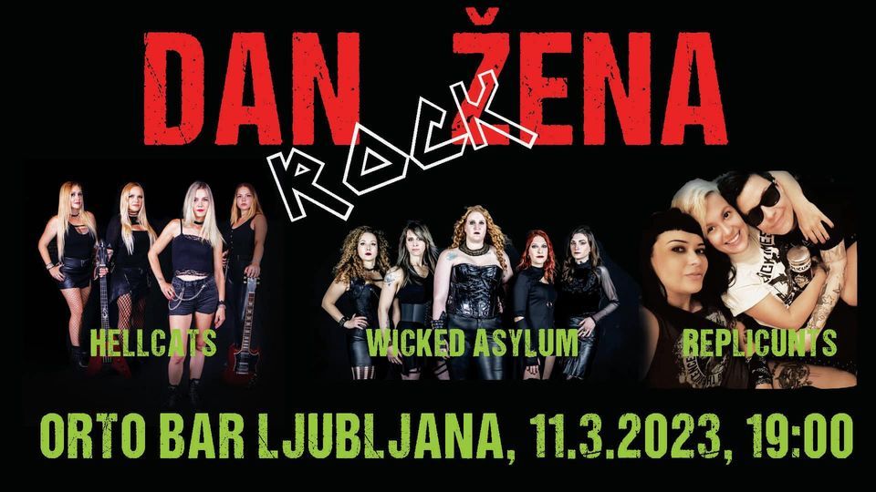 Dan rock žena 2023: Hellcats, Wicked Asylum, Replicᴜnts