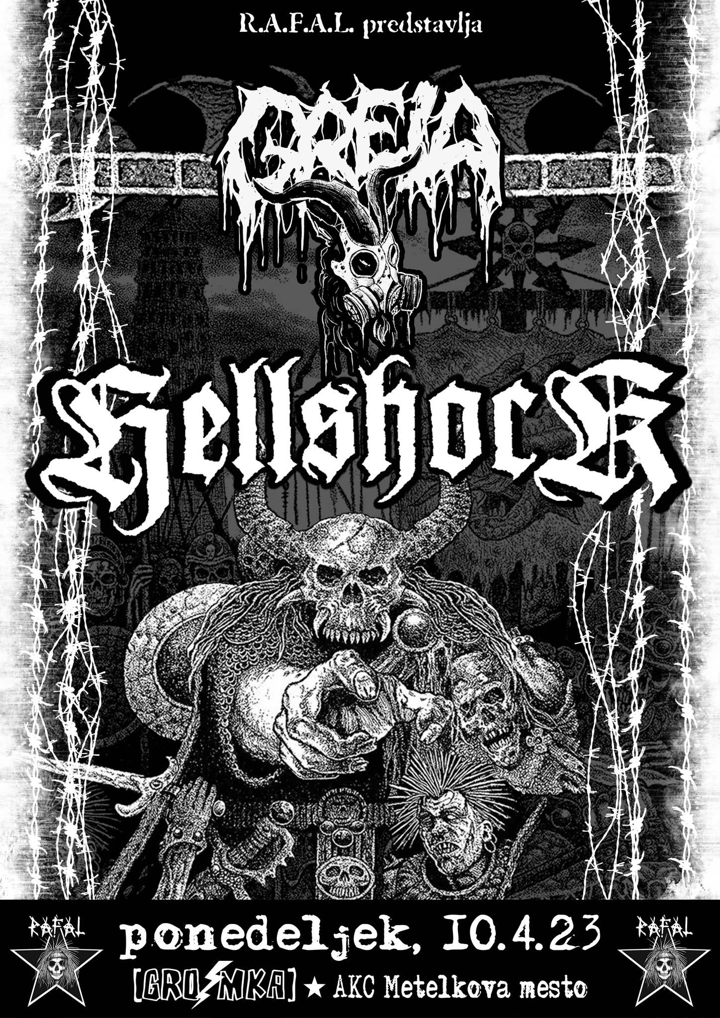 Hellshock, Greia