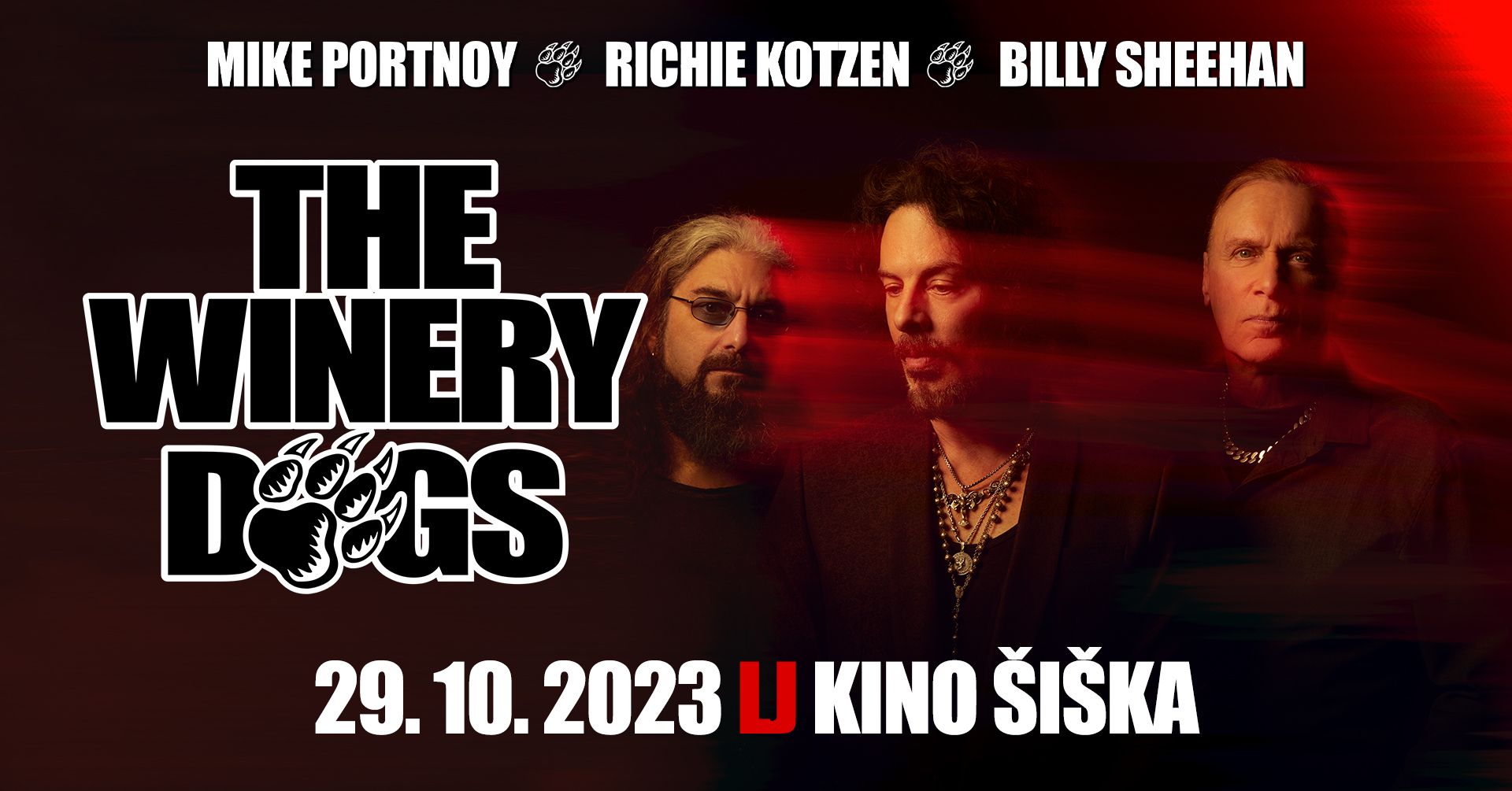 V Kino Šiška prihajajo The Winery Dogs!