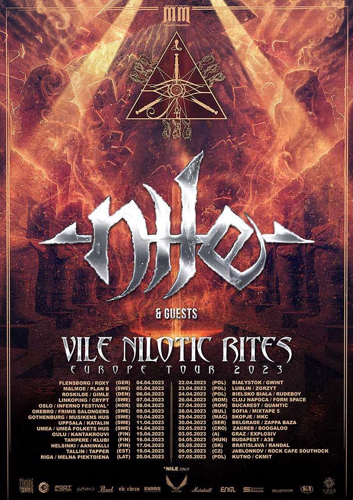 Nile, Omophagia, Vapor, Confess