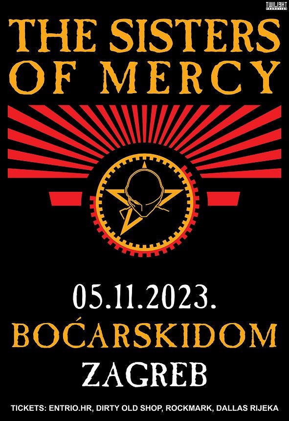 Koncert The Sisters Of Mercy prestavljen v Boćarski dom