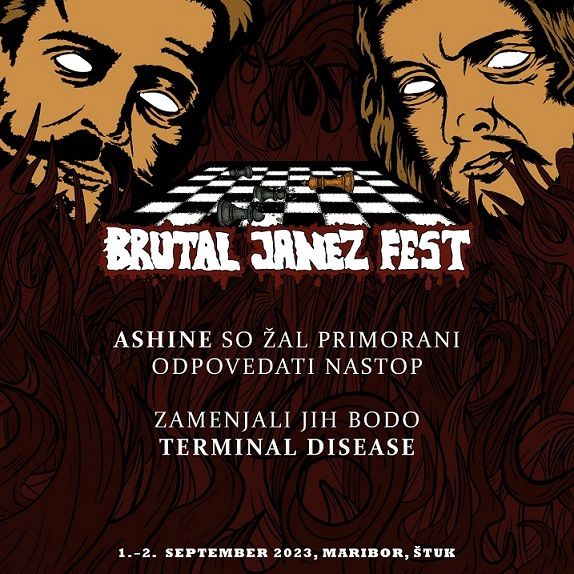Ashine ne bodo nastopili na Brutal Janez Festu 2023