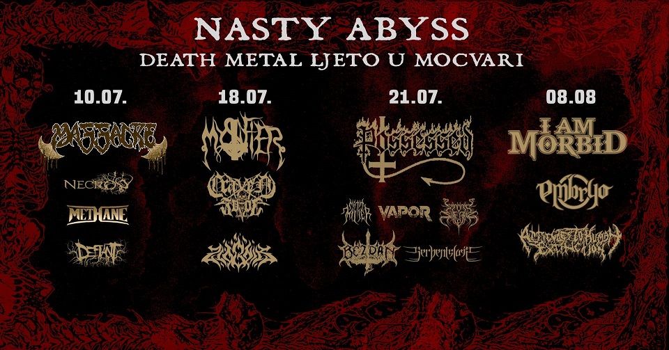 Death metal poletje v zagrebški Močvari!