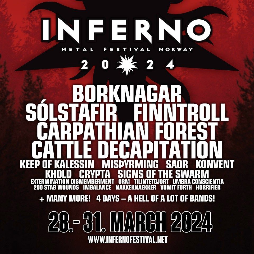 Nove potrditve za Inferno Metal Festival 2024