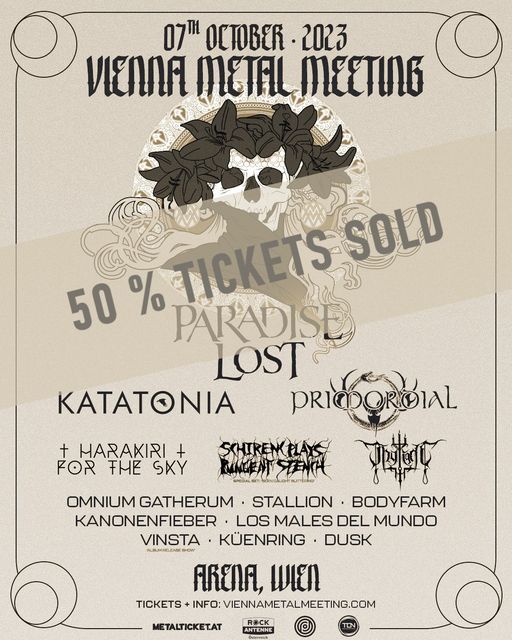Pošlo je že pol vstopnic za Vienna Metal Meeting