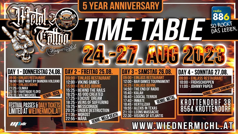 Morost in Inmate ta konec tedna na avstrijskem Metal and Tattoo Festivalu
