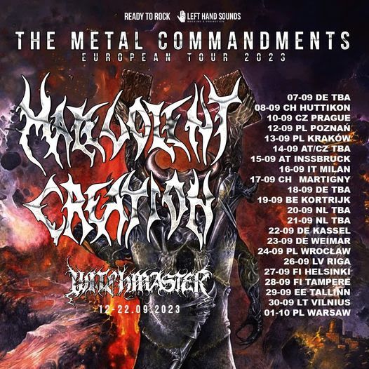 Malevolent Creation septembra na evropsko turnejo