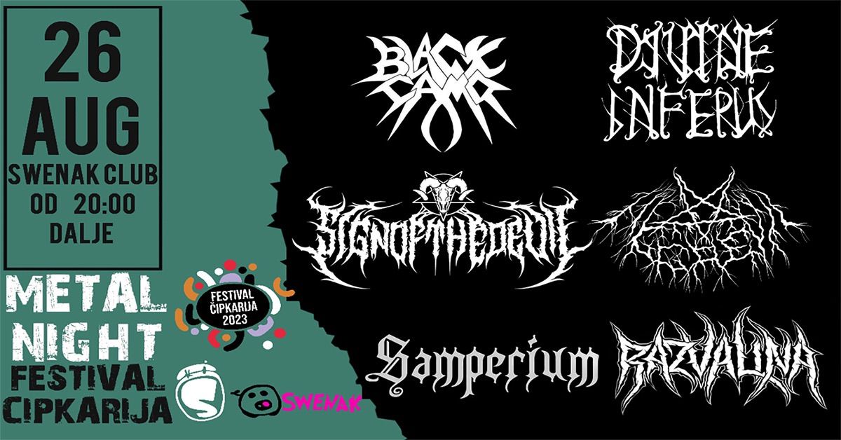 Čipkarija: metal night