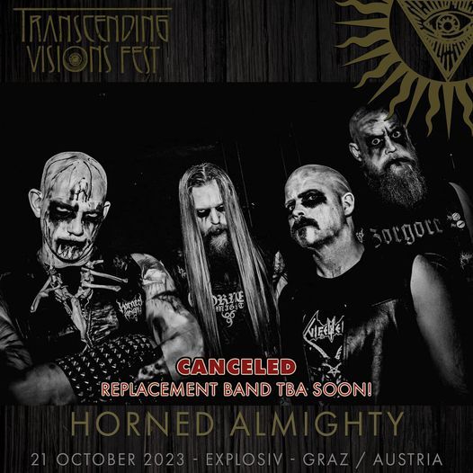 Horned Almighty ne bodo nastopili na Transcending Visions Fest 2023