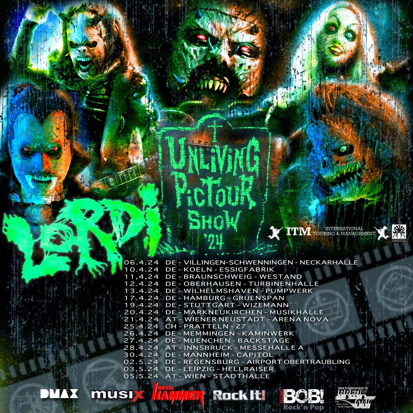 Lordi spomladi na evropsko turnejo