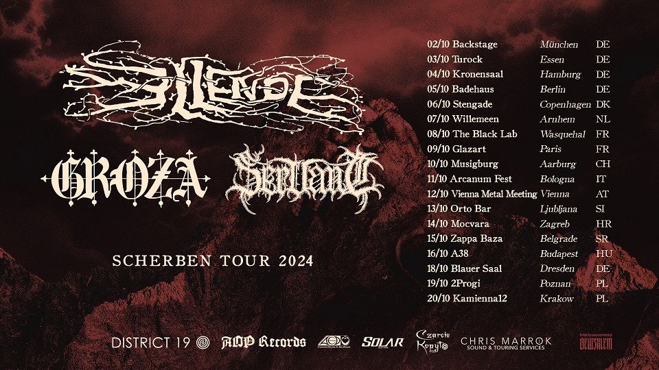 Ellende napovedali Scherben Tour 2024
