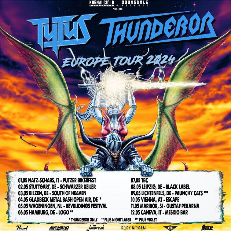 Thunderor in Tytus maja skupaj na evropski turneji