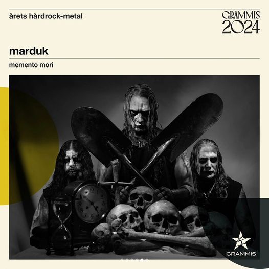Marduk med nominiranci za švedske grammyje 2024