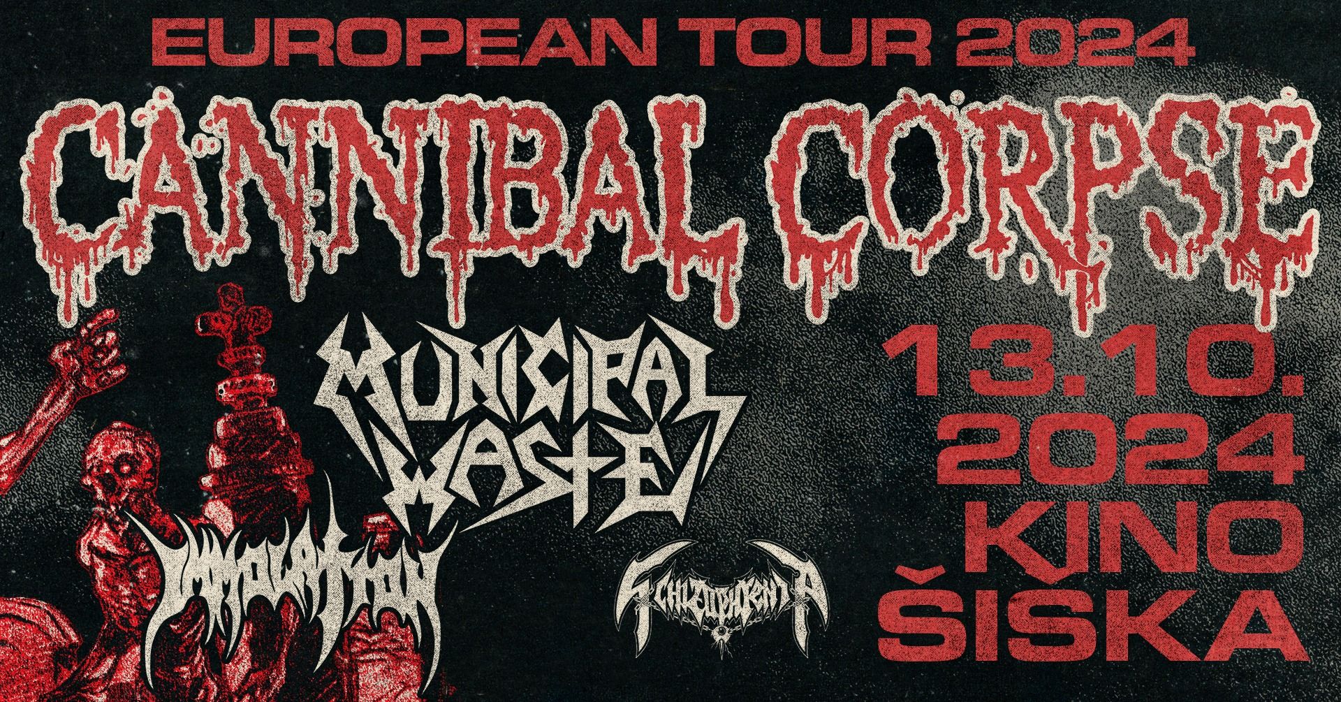 V Ljubljano prihajajo Cannibal Corpse