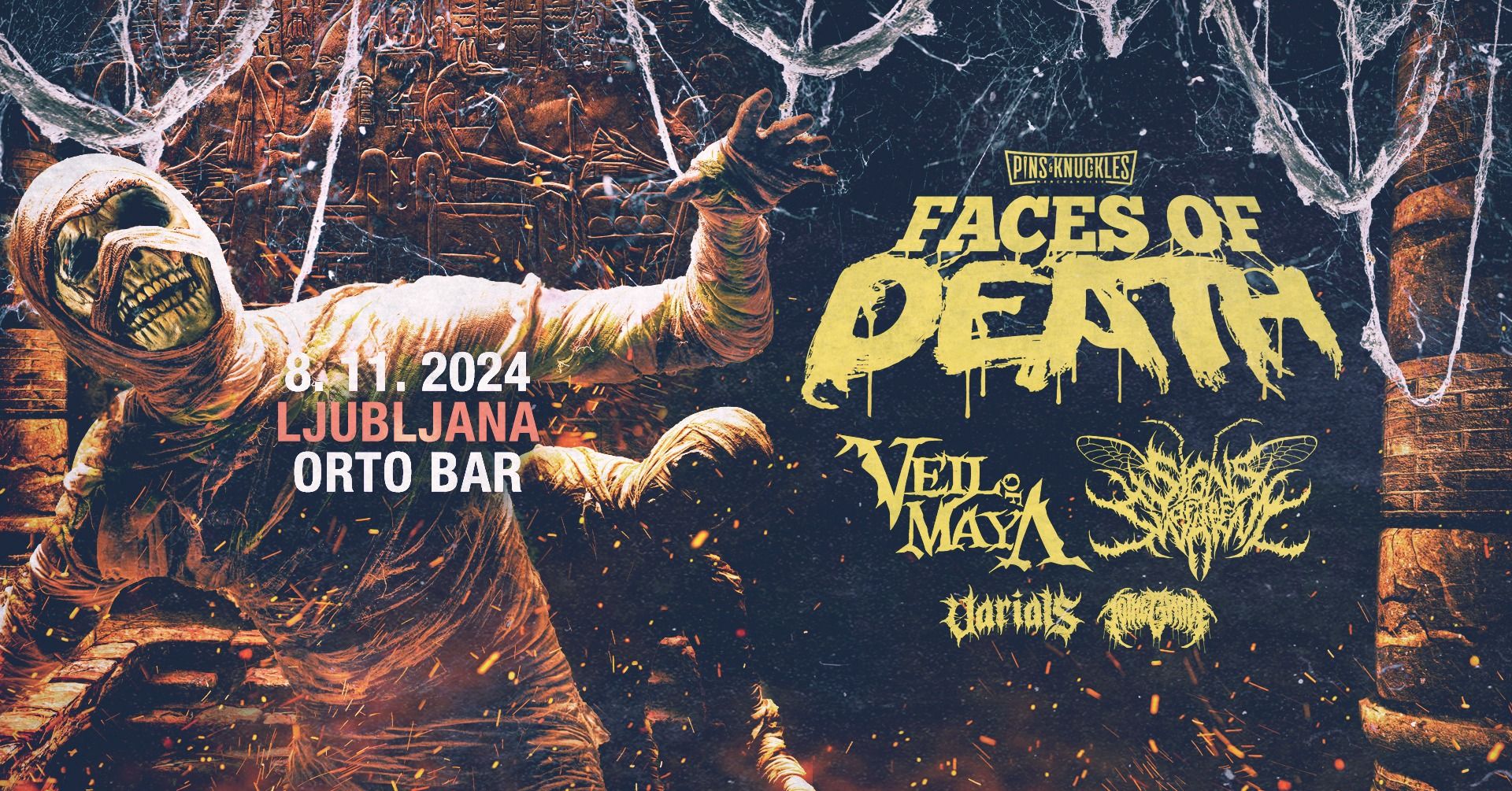 V Ljubljano prihaja Pins & Knuckles: Faces Of Death Tour