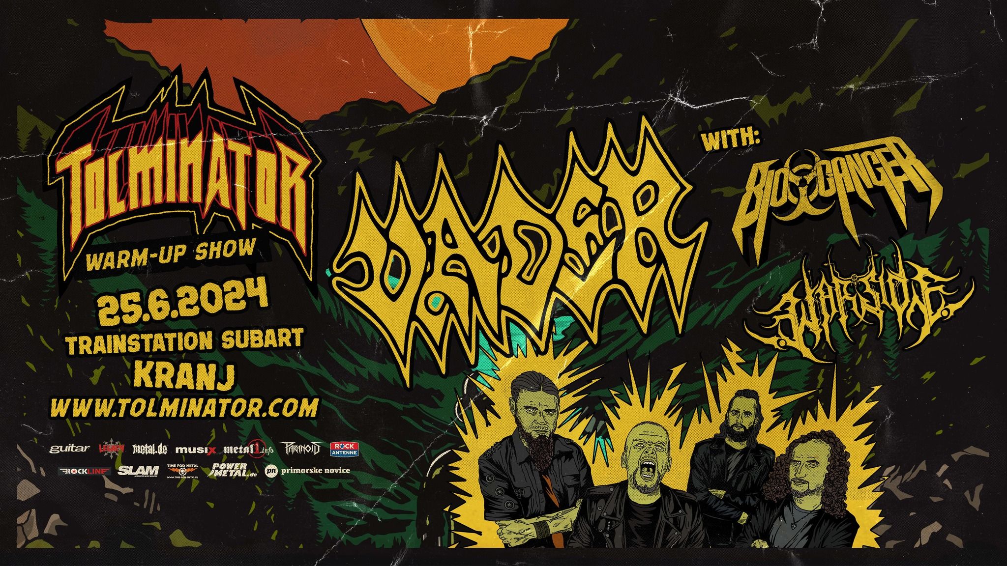 Znana je časovnica za jutrišnji Tolminator Warm Up Party v Kranju