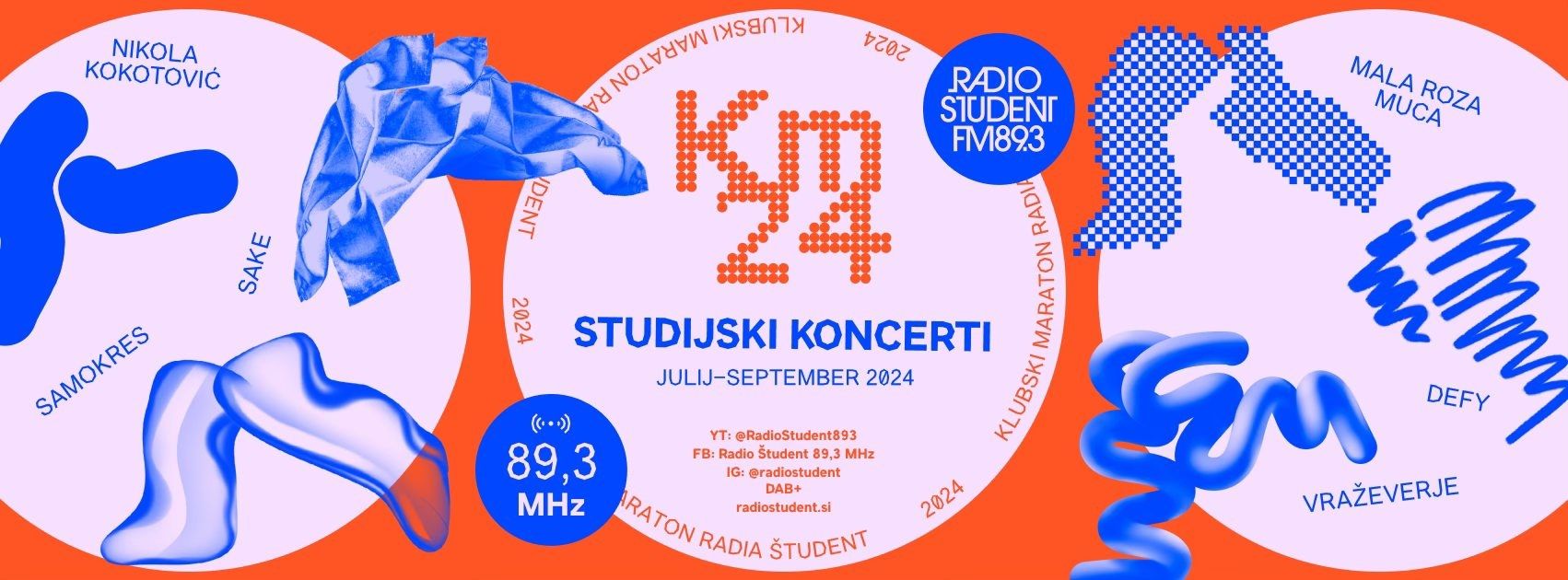 Začel se je Klubski maraton Radia Študent 2024