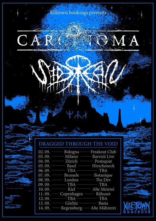 Siderean in Carcinoma septembra na turneji