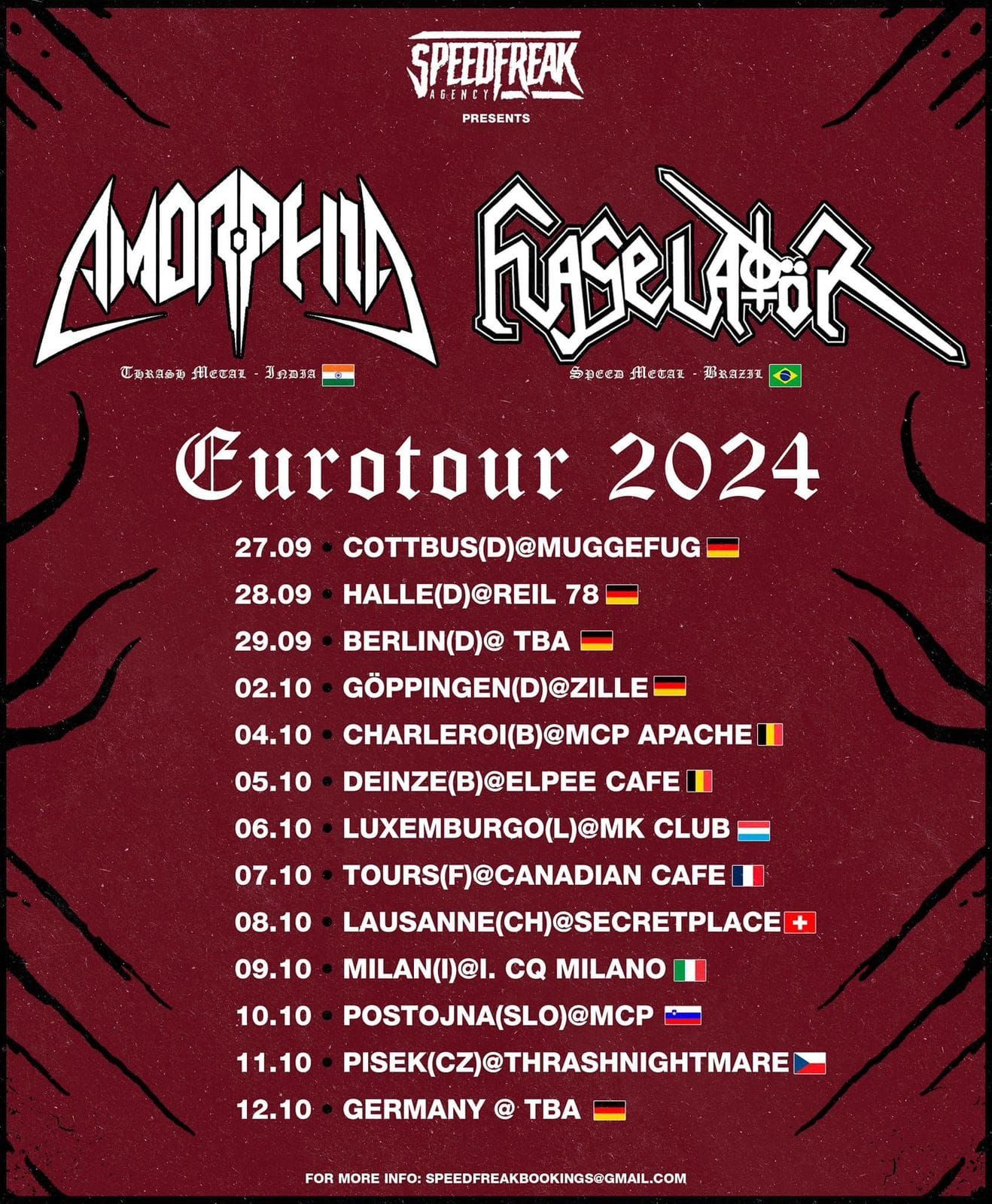 Oktobra v Postojni Amorphia in Flageladör