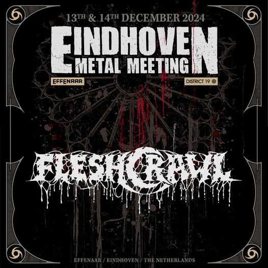 Fleshcrawl namesto Revel In Flesh na Eindhoven Metal Meetingu 2024