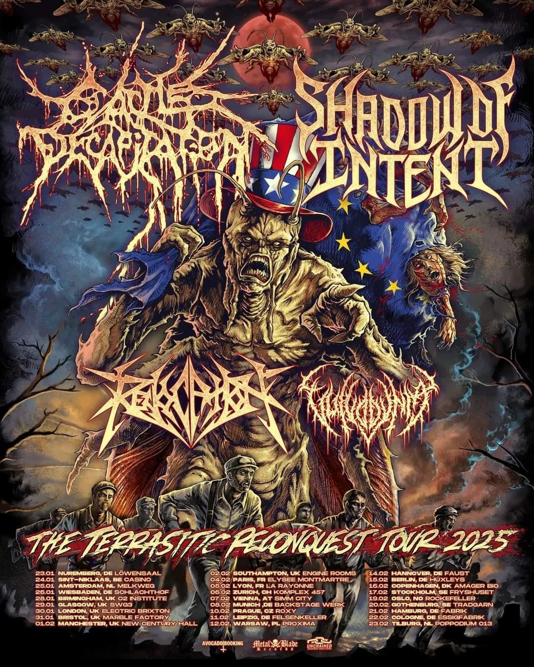 Cattle Decapitation konec januarja na turnejo po Evropi