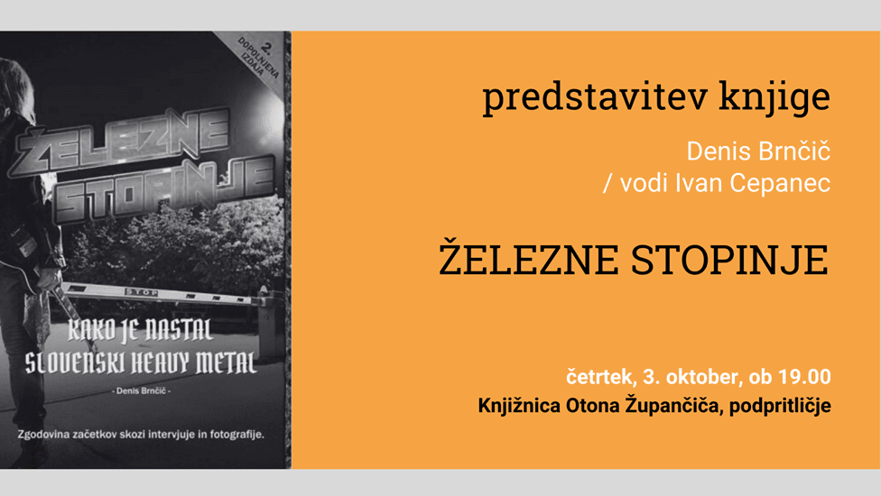 Predstavitev knjige Železne stopinje in nastop skupine Godzilla