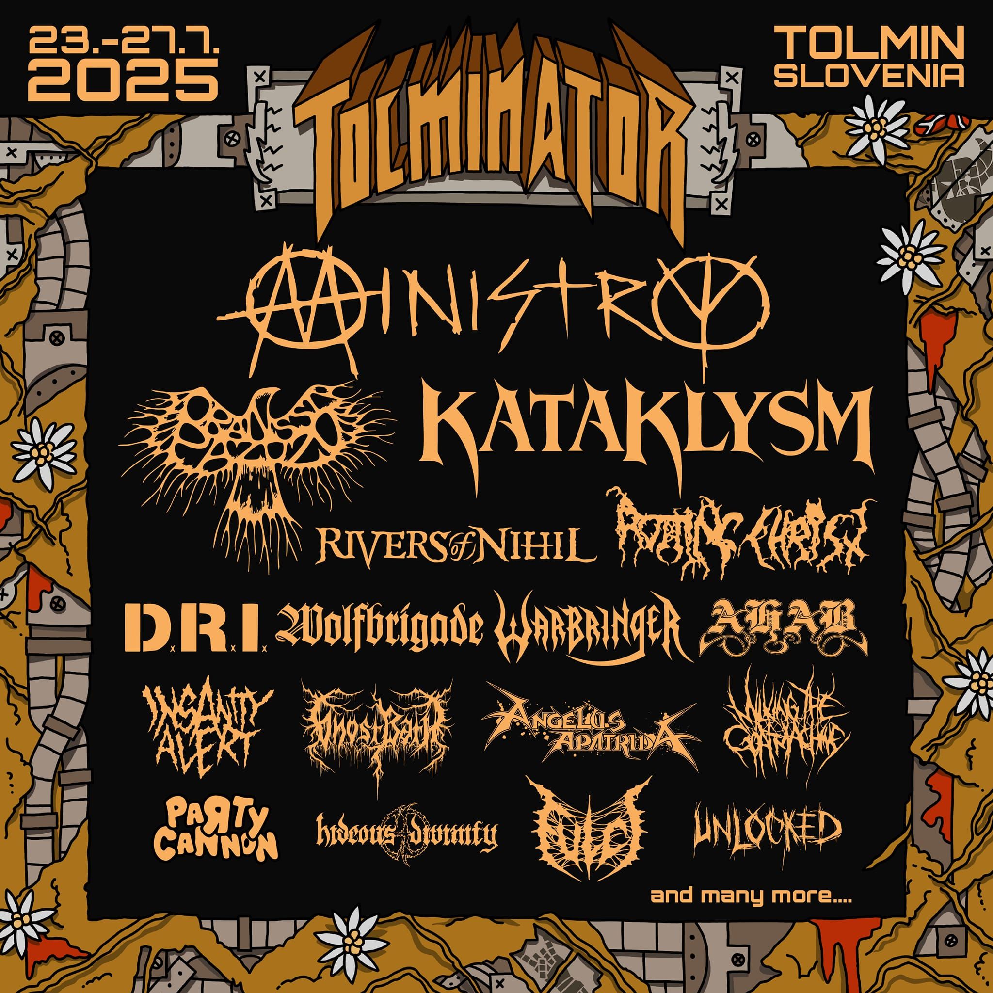 Znane nove potrditve za Tolminator Metal Fest 2025