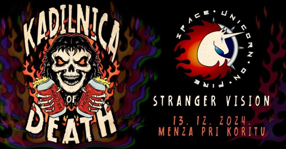 KoD: prednovoletni žur s Space Unicorn On Fire in Stranger Vision