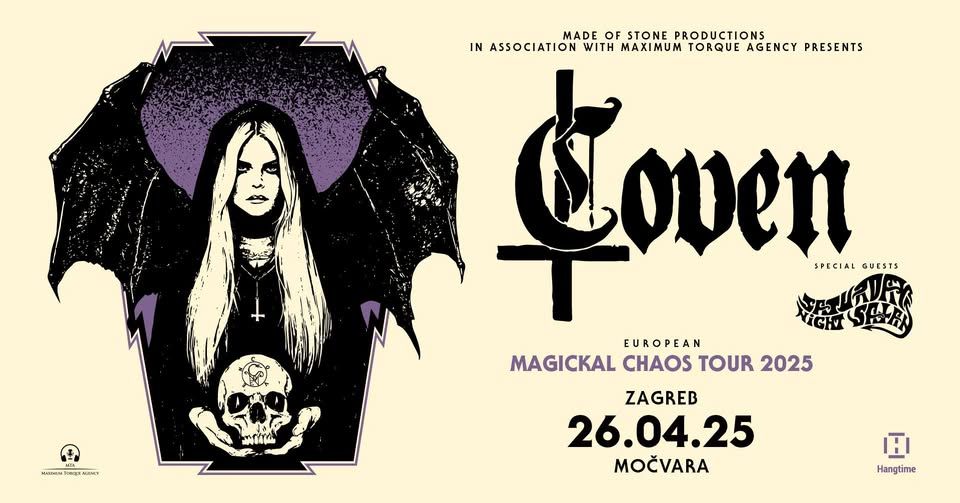 V Zagreb prihajajo Coven!