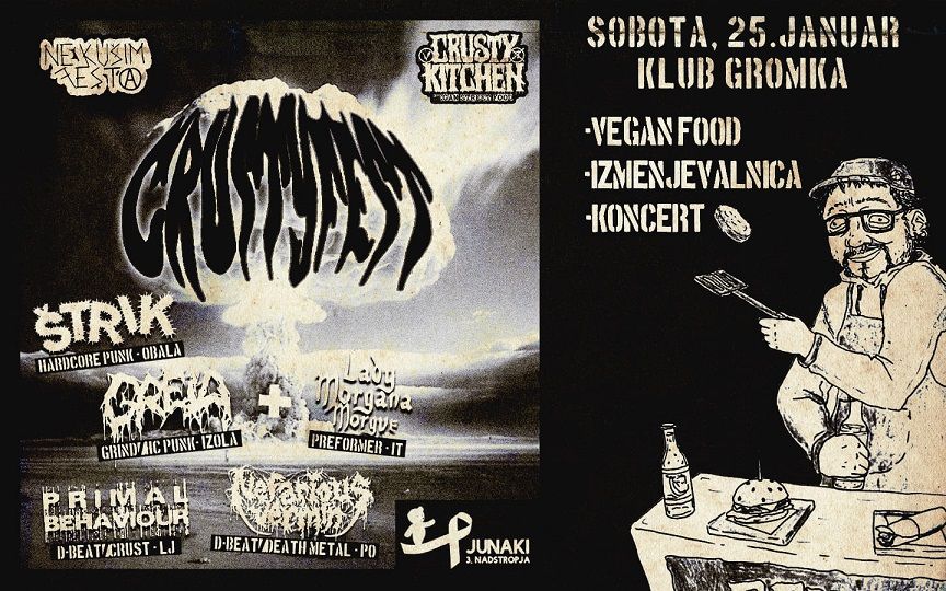 Obiščite Crustyfest in bodite dobrodelni!