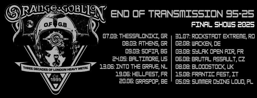 Orange Goblin bodo prenehali delovati