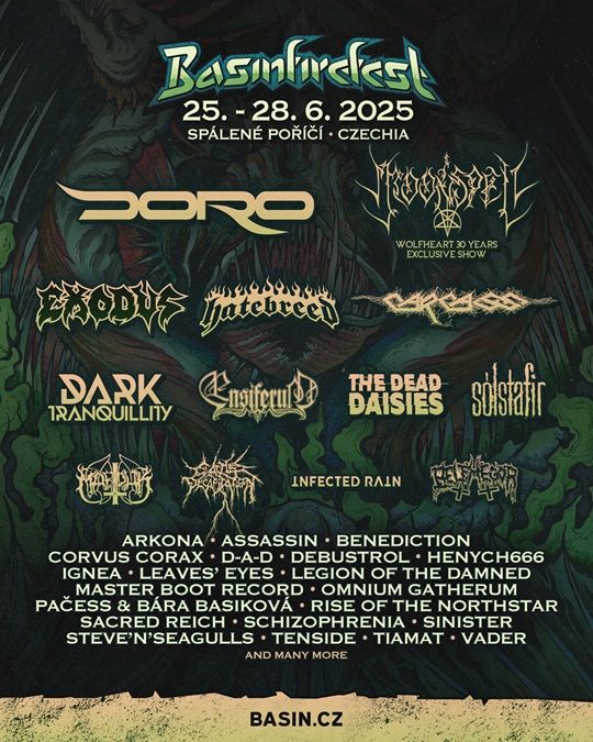 Znanih devet novih bandov za Basinfirefest 2025