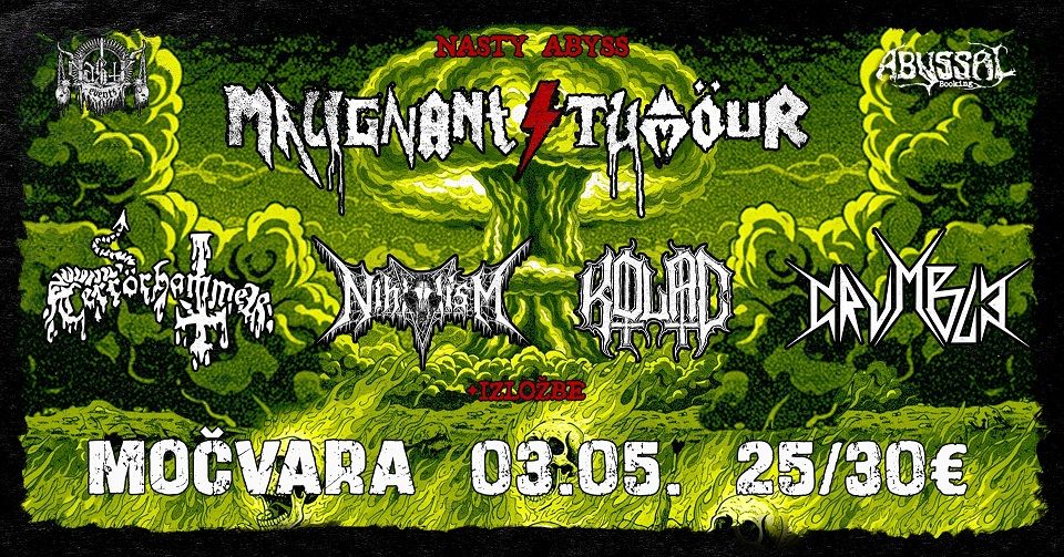 Malignant Tumour kmalu v Zagrebu!