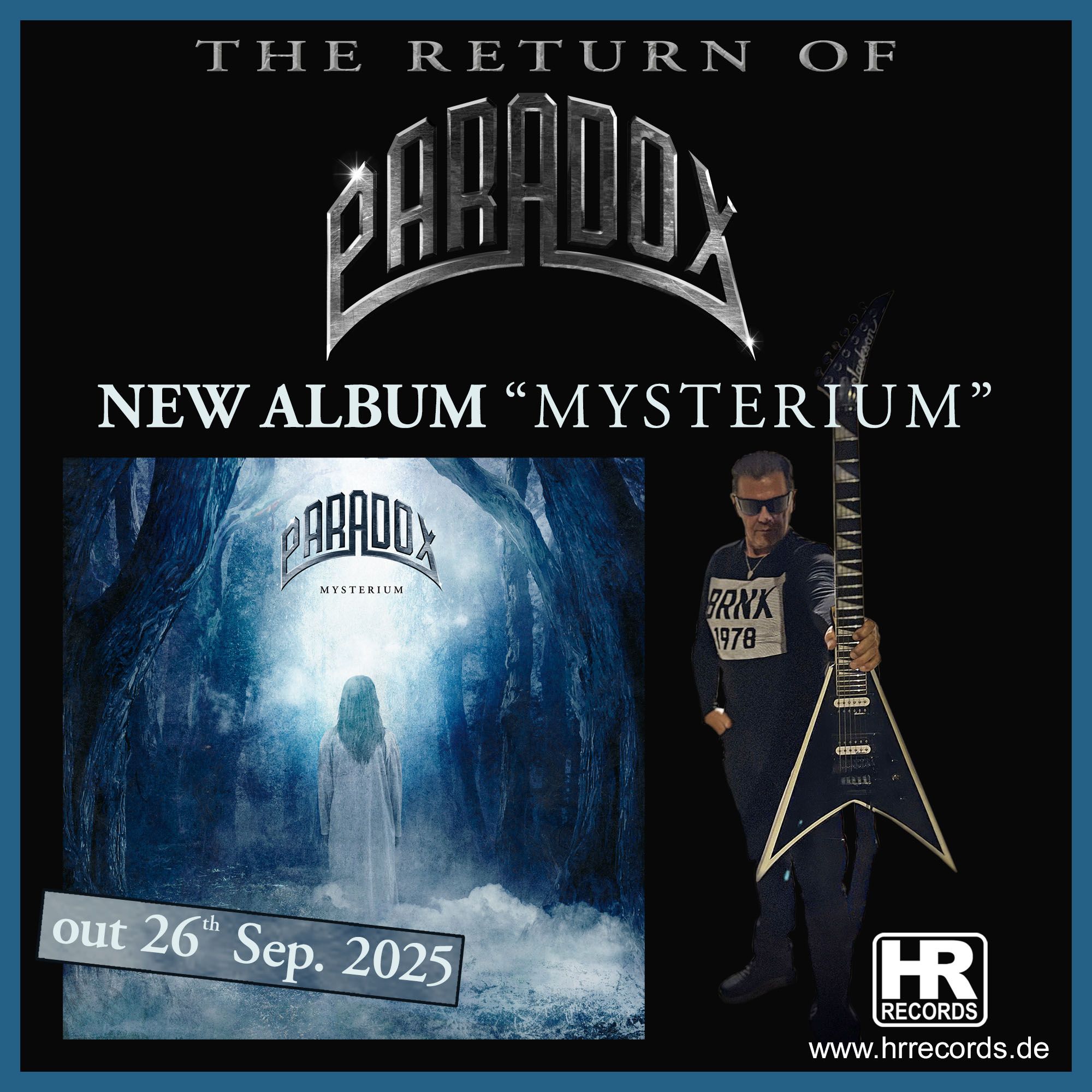 Paradox z novo založbo in datumom izida novega albuma