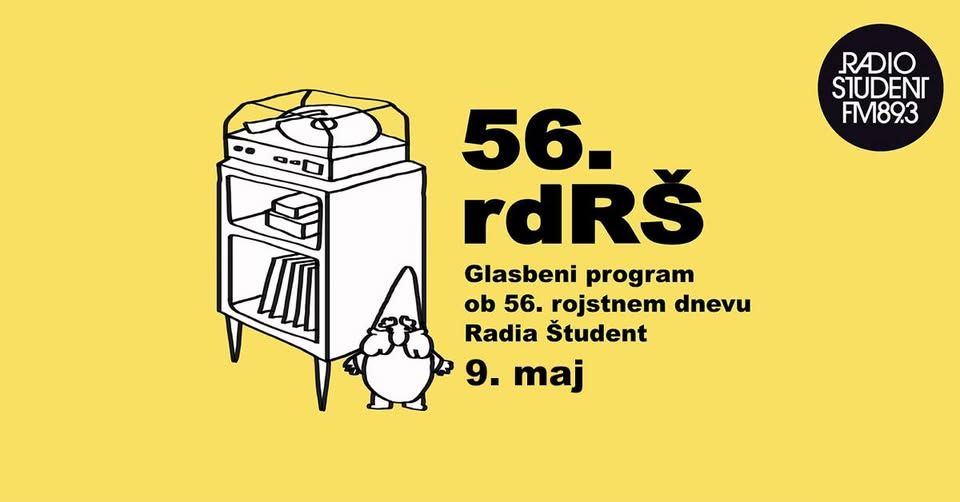 Takšen je glasbeni program 56. rojstnega dne Radia Študent