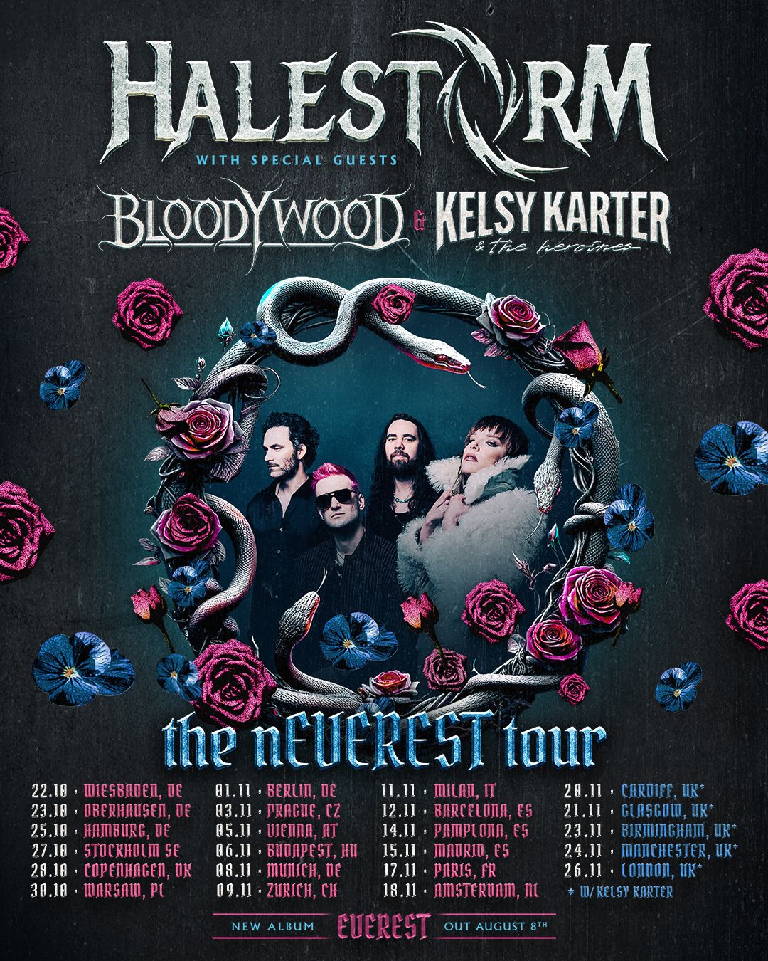 Halestorm najavili novi studijski album ter turnejo