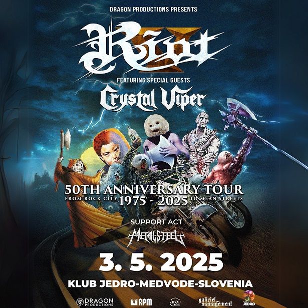 Riot V, Crystal Viper, Metalsteel