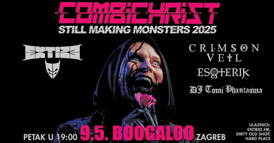 Combichrist, Extize, Crimson Veil, Esoterik