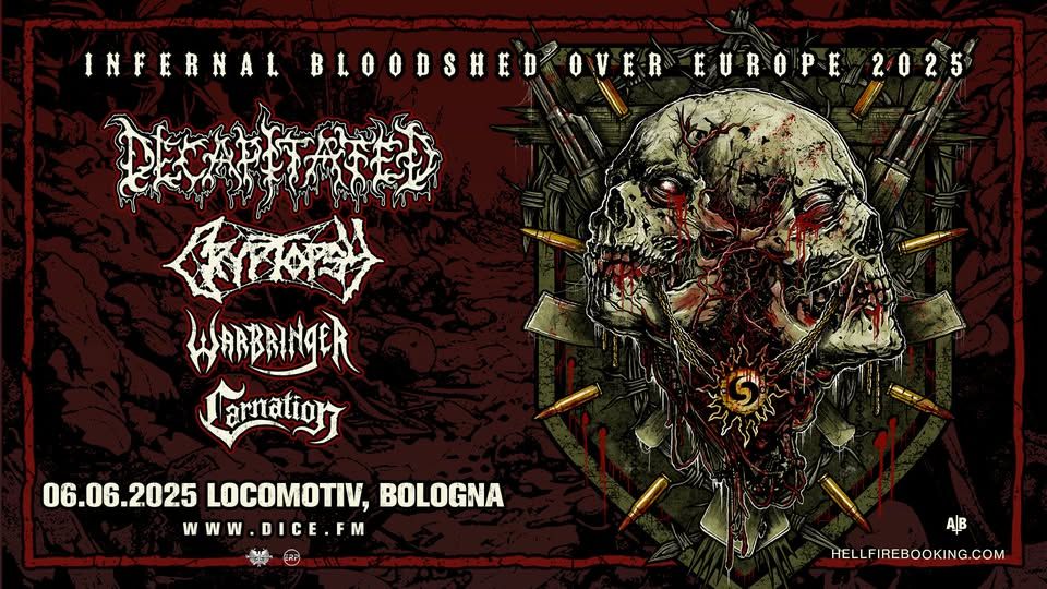 Decapitated, Cryptopsy, Warbringer, Carnation