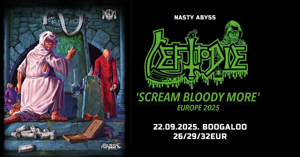 V zagrebški Boogaloo prihajajo Left To Die