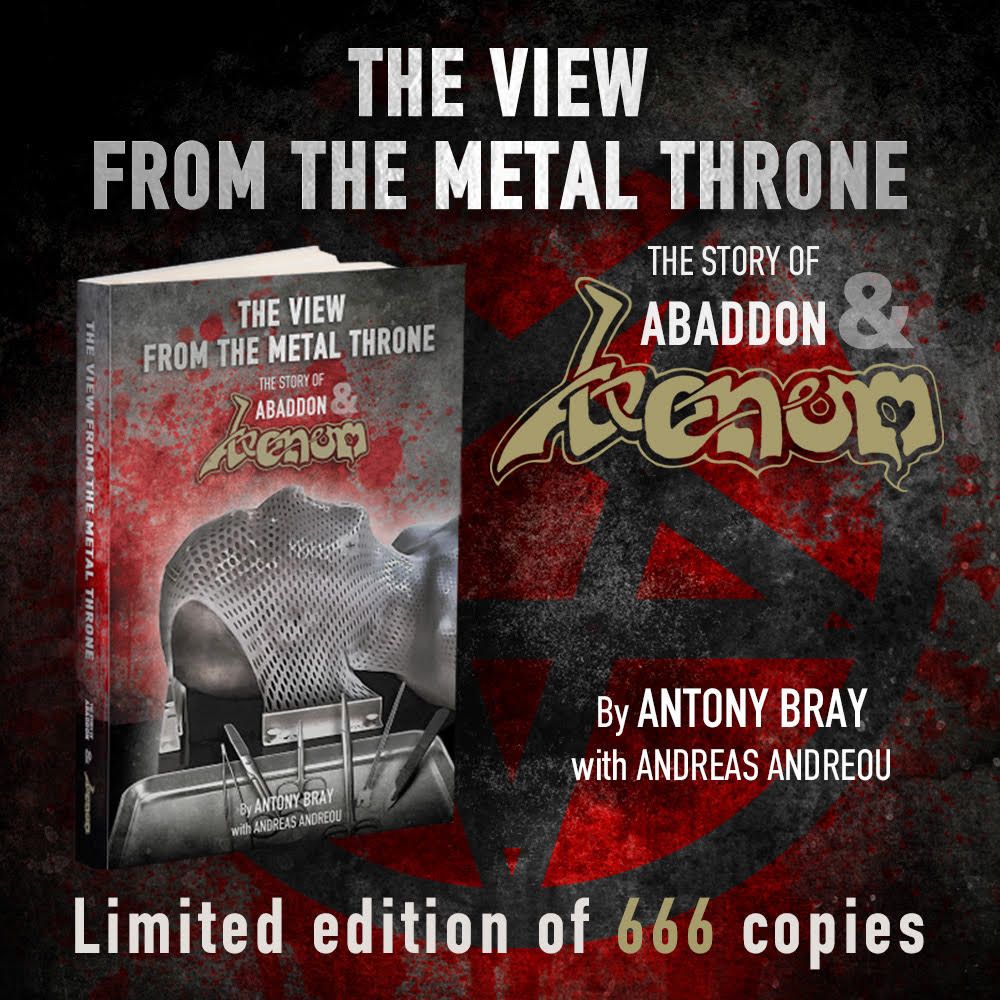 Julij prinaša The View From the Metal Throne – The Story of Abaddon & Venom