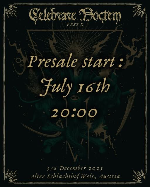 Začela se je predprodaja vstopnic za Celebrare Noctem Fest X