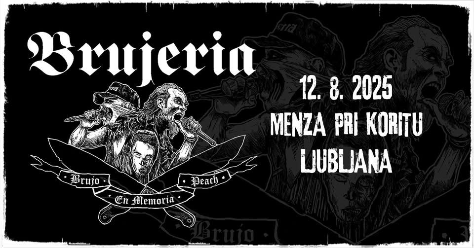 Brujeria začnejo jutri ob 21h!